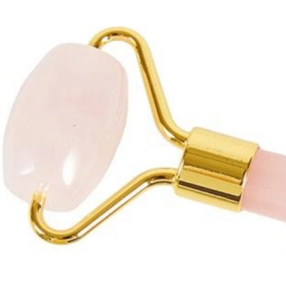 ISAAC MIZRAHI ROSE QUARTZ MINI FACIAL ROLLER
